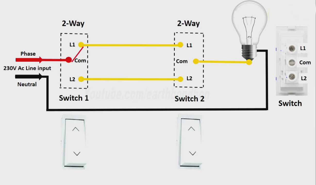 two way switch diagram
